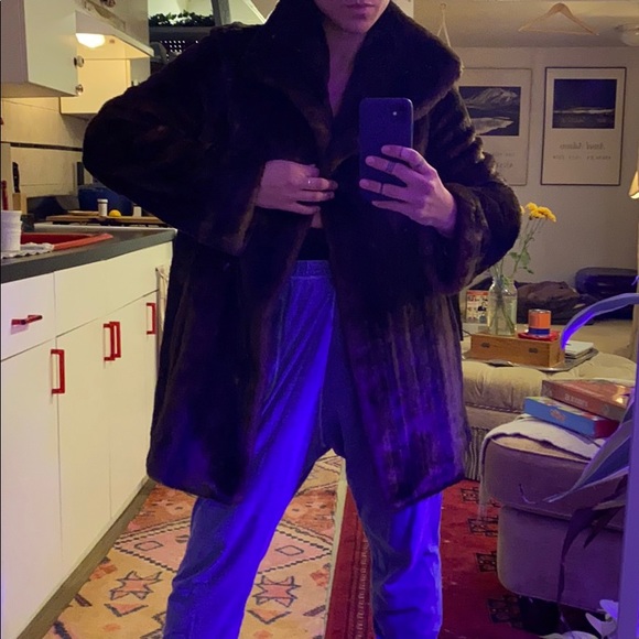 JONES NEW YORK faux fur coat - Picture 10 of 11